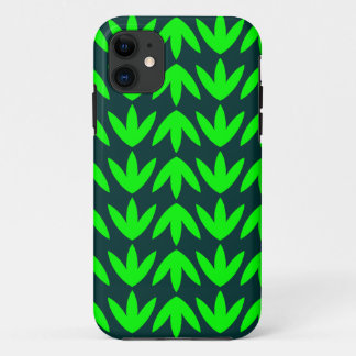Funda Para iPhone 11 Pies de pájaro - Verde verde y oscuro.pdf