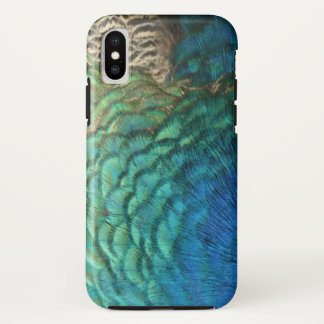 Funda Para iPhone XS Pies de pavo real en colorido Resumen Diseño de la