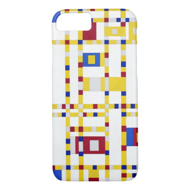 Funda De Case-Mate Para iPhone Piet Mondrian Broadway Boogie Woogie (Reverso)