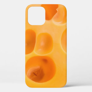 Funda Para iPhone 12 Pieza de queso aislada.