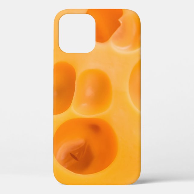 Funda De Case-Mate Para iPhone Pieza de queso aislada. (Reverso )