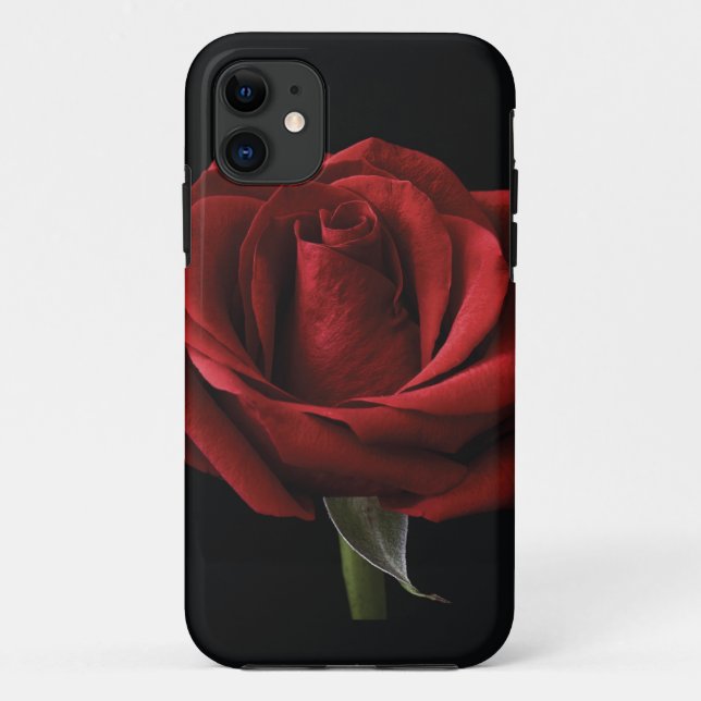 Funda De Case-Mate Para iPhone Pilar de lanzamiento de rosa roja (Reverso)