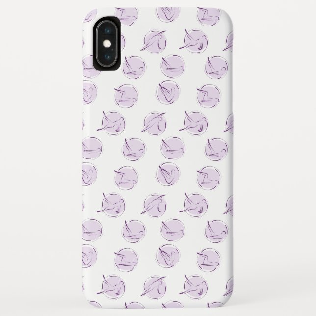 Funda De Case-Mate Para iPhone Pilates posponen el patrón (Reverso)