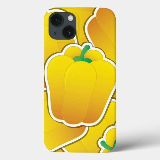 Funda De Case-Mate Para iPhone Pimienta amarilla (Reverso)