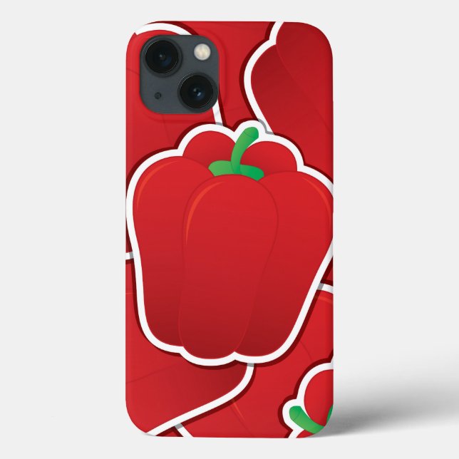 Funda De Case-Mate Para iPhone Pimienta rojiza (Reverso)