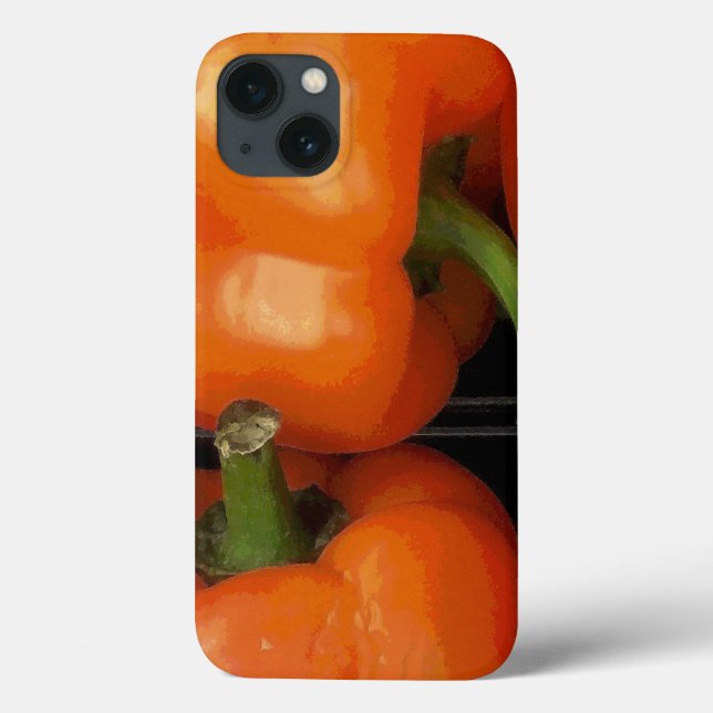 Funda De Case-Mate Para iPhone Pimientos en el Mercado (Reverso)