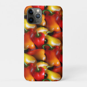 Funda Para iPhone 11 Pro Pimientos rojos y amarillos