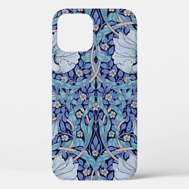 Funda De Case-Mate Para iPhone Pimpernel Blue, William Morris (Reverso )