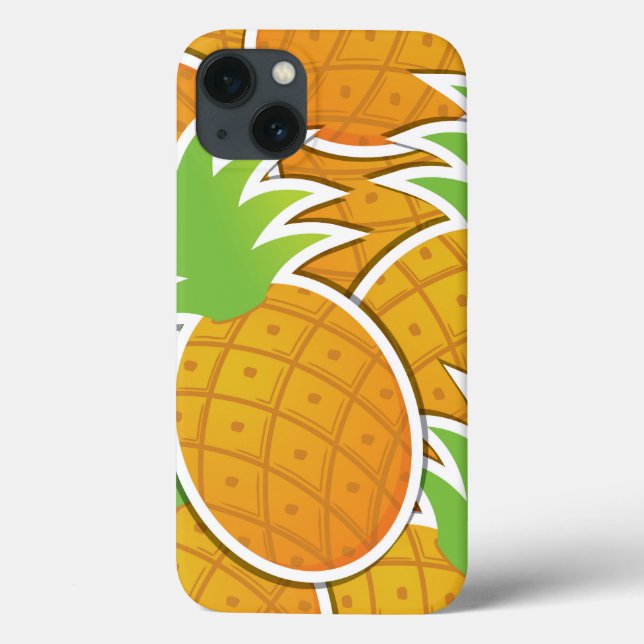 Funda De Case-Mate Para iPhone Piña divertida (Reverso)