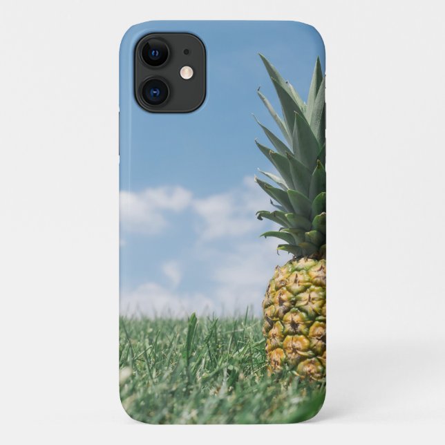 Funda De Case-Mate Para iPhone Piña en un campo (Reverso)