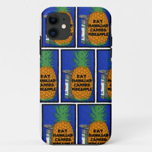 Funda Para iPhone 11 Piña hawaiana vintage