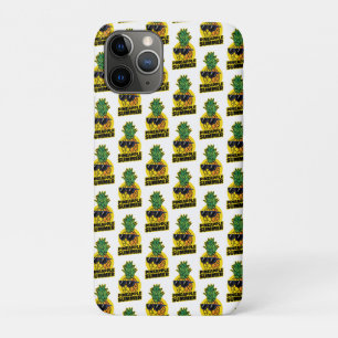 Funda Para iPhone 11 Pro Piña Soleada: Vibraciones de Verano con Gafas de S