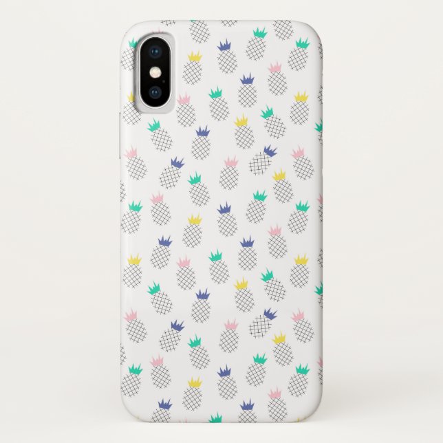 Funda De Case-Mate Para iPhone Piñas abstractas (Reverso)
