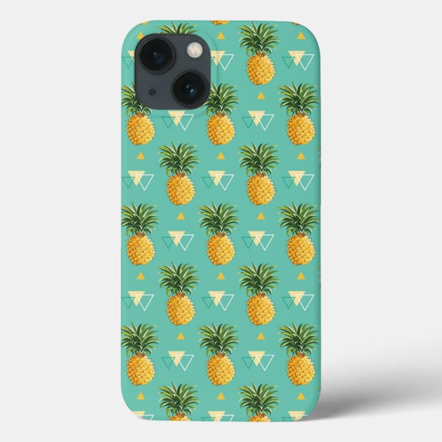 Funda De Case-Mate Para iPhone Piñas Brillantes En Patrón Geométrico (Reverso)