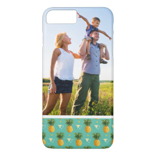 Funda Para iPhone 8 Plus/7 Plus Piñas de encargo de la foto en modelo geométrico