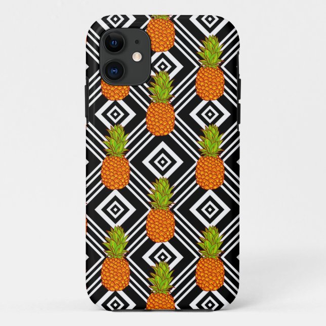 Funda De Case-Mate Para iPhone Piñas geométricas (Reverso)