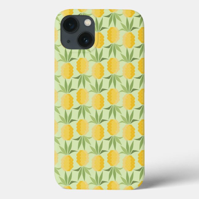 Funda De Case-Mate Para iPhone Piñas retro (Reverso)