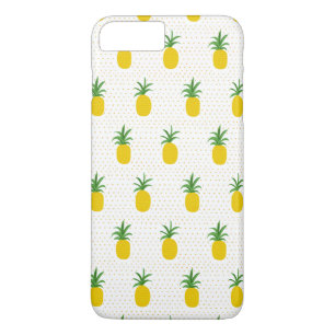 Funda Para iPhone 8 Plus/7 Plus Piñas tropicales de oro
