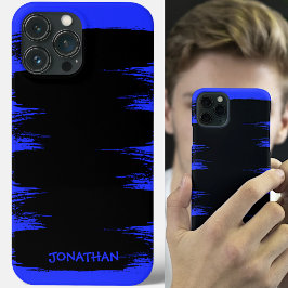 Funda Para iPhone 12 Pincel de pintura Apilamiento Nombre personalizado