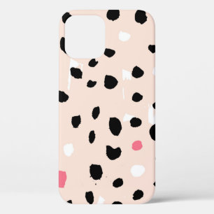 Funda Para iPhone 12 Pincel de tinta: Textura artística