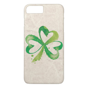 Funda Para iPhone 8 Plus/7 Plus Pinceles artísticos de Shamrock