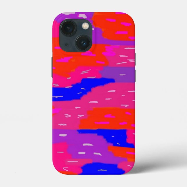 Funda De Case-Mate Para iPhone Pinceles negrita Resumen Imprimir (Reverso )