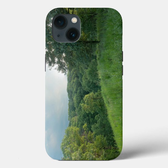 Funda De Case-Mate Para iPhone Pine Bend Bluff sobre los bosques del valle (Reverso )