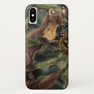 Funda Para iPhone X Pine Marten Europeo