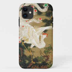 Funda Para iPhone 11 Pine Tree & Phoenix (Love Heart Phoenix), Jakuchu