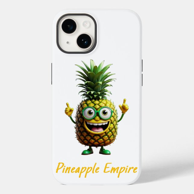 Funda De Case-Mate Para iPhone Pineapple Empire - Estuche Pine O Phone (Reverso )
