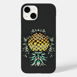 Funda Para iPhone 14 De Case-Mate Pineapples verticales sólo juntos Pareja