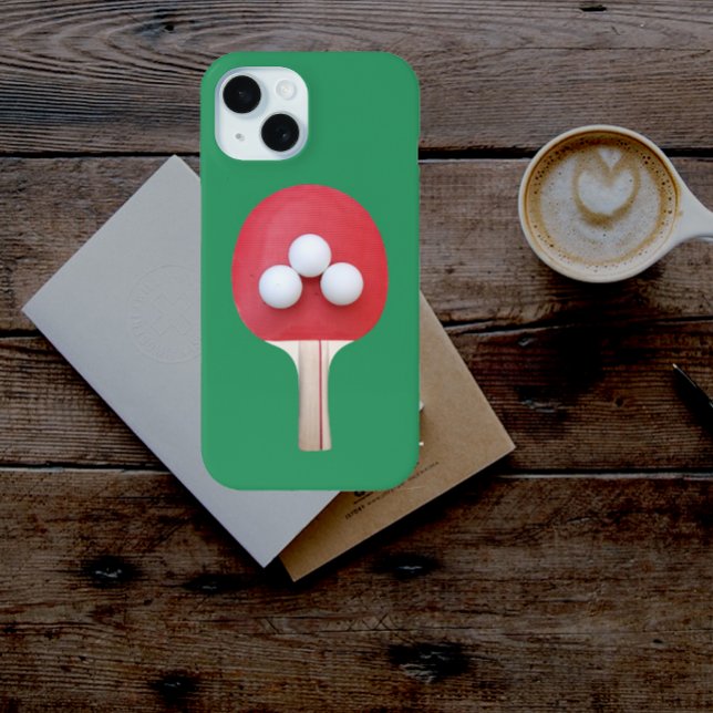 Funda De Case-Mate Para iPhone Ping Pong Paddle y Balls (Subido por el creador)