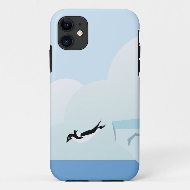 Funda De Case-Mate Para iPhone Pingüino (Reverso)