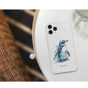 Funda Para iPhone 11 Pingüino acuático de Azure ártico, personalizado