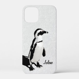 title_seo2 Pingüino blanco negro de arte moderno