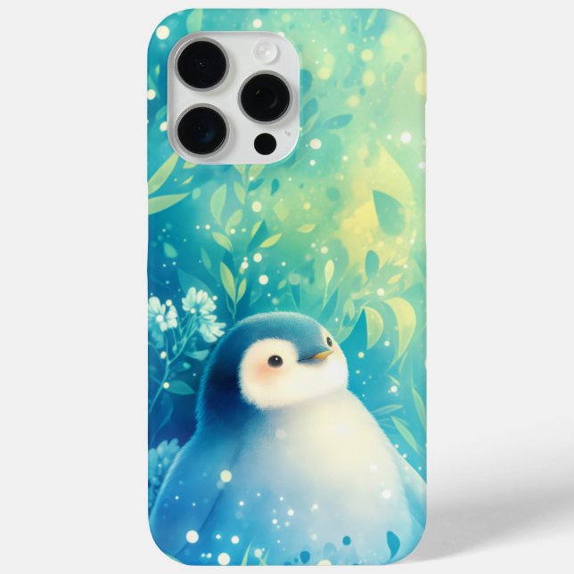 Funda De Case-Mate Para iPhone Pingüino Charm (Reverso )