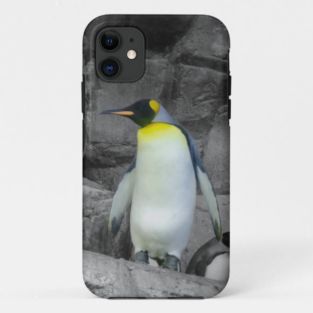 Funda De Case-Mate Para iPhone Pingüino de emperador (Reverso)