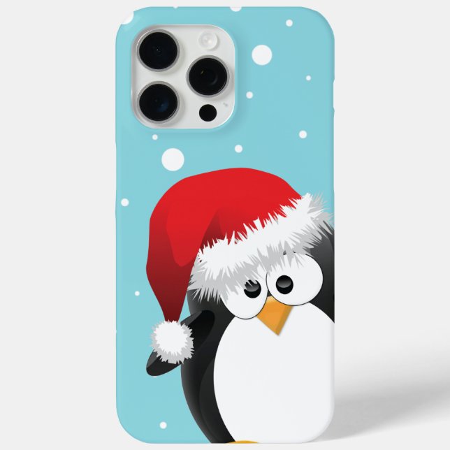 Funda De Case-Mate Para iPhone Pingüino Navidades (Reverso )