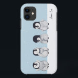 Funda Para iPhone 11 Pingüino personalizado<br><div class="desc">Arte pingüino lindo en un funda de iPhone 11.</div>