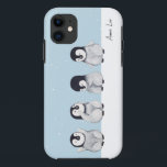 Funda Para iPhone 11 Pingüino personalizado<br><div class="desc">Arte pingüino lindo en un funda de iPhone 11.</div>