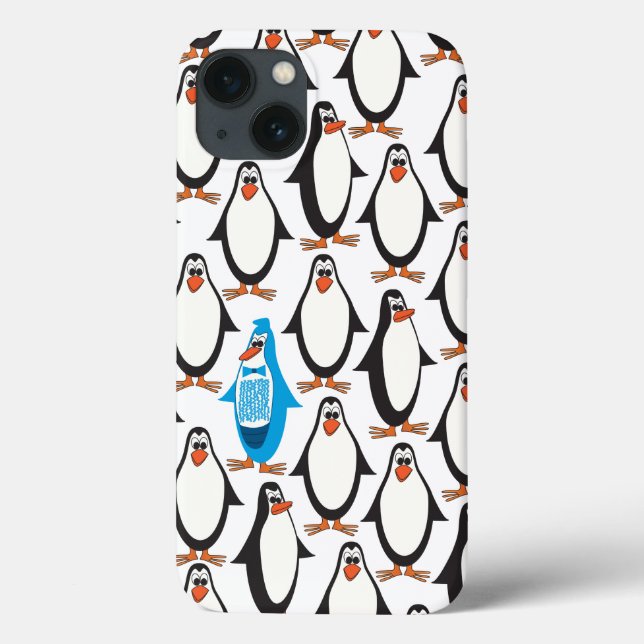 Funda De Case-Mate Para iPhone Pingüino tux (Reverso)
