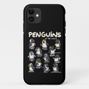Funda Para iPhone 11 Pingüinos Pingüinos Animales del Amor Pingüino Mun