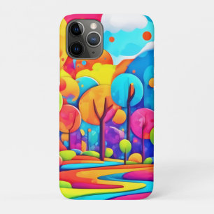 Funda Para iPhone 11 Pro Pink Beach Sky