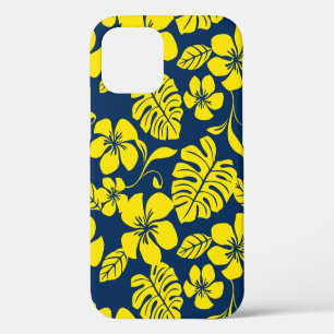 FUNDA PARA iPhone 12 PINK BIKINI (NAVY/AMARILLO)