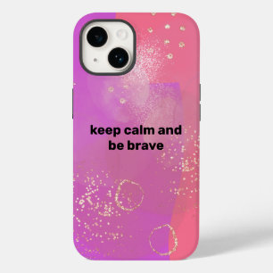 Funda Para iPhone 14 De Case-Mate Pink Boho minimalist Ephemera