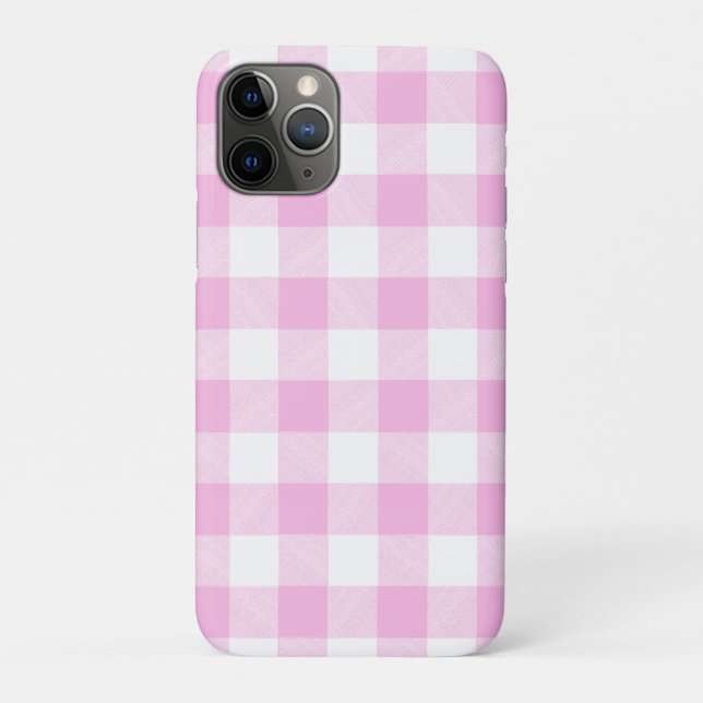 Funda De Case-Mate Para iPhone Pink Buffalo Check (Reverso)