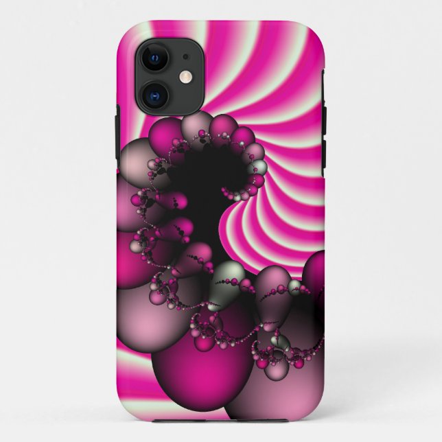 Funda De Case-Mate Para iPhone Pink Candy Swirl (Reverso)