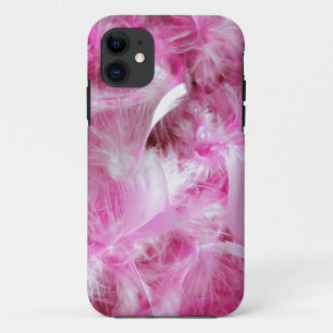 Pink Feathers iphone 5 Funda
