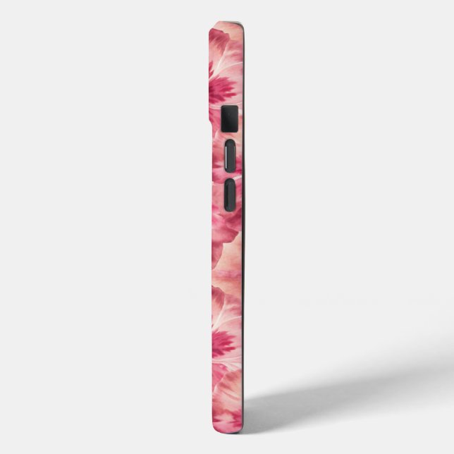 Funda De Case-Mate Para iPhone Pink Floral Coquette (Reverso / Izquierda)