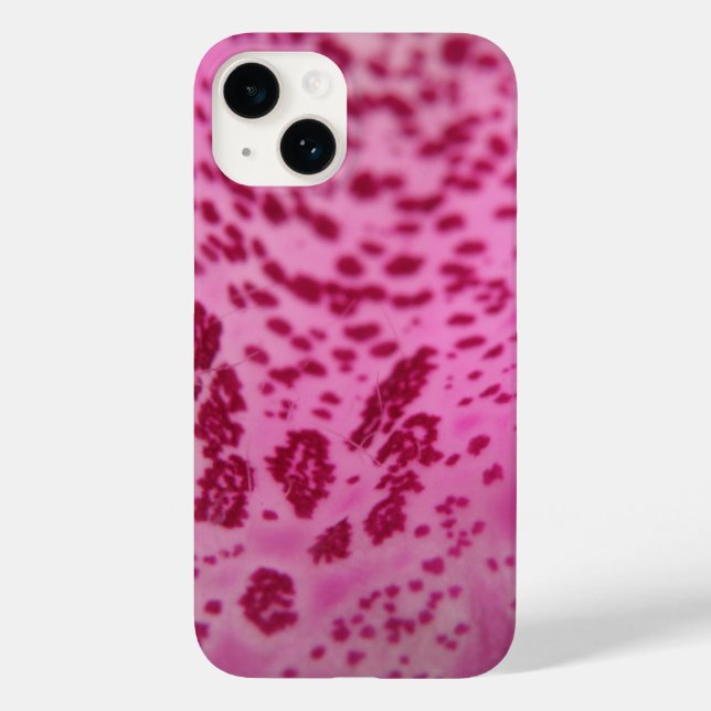 Funda De Case-Mate Para iPhone Pink Foxglove Petal (Reverso )